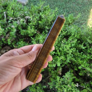 Tigers Eye Tower Super Flashy, Tiger Eye Point, Tiger Eye Obelisk, Tiger Eye Crystal Tower, Tiger Eye Crystal, Meditation, Energy Generator
