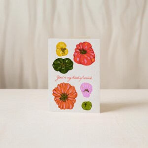 Sei il mio tipo di strano ~ Biglietto d'auguri, Biglietto di pomodori, Biglietto di San Valentino, Biglietto di giardinaggio, Biglietto per lei, Biglietto per lui, Biglietto premium, Stile country