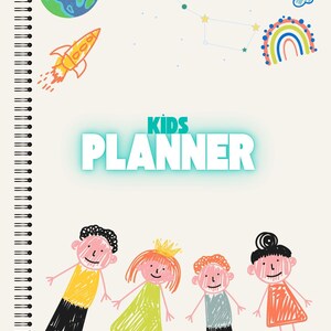 Planner voor kinderen | Checklist voor kinderen | Bewerkbare grafiek voor kindertaken | Familietakenoverzicht | Dagelijkse, wekelijkse en maandelijkse kinderplanner| Schoolplanner voor kinderen
