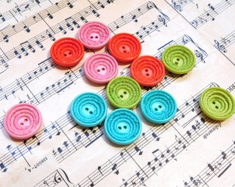 Vintage Buttons-Baby girl-boy-pastel-sewing-scrapbook supplies-baby project buttons-craft