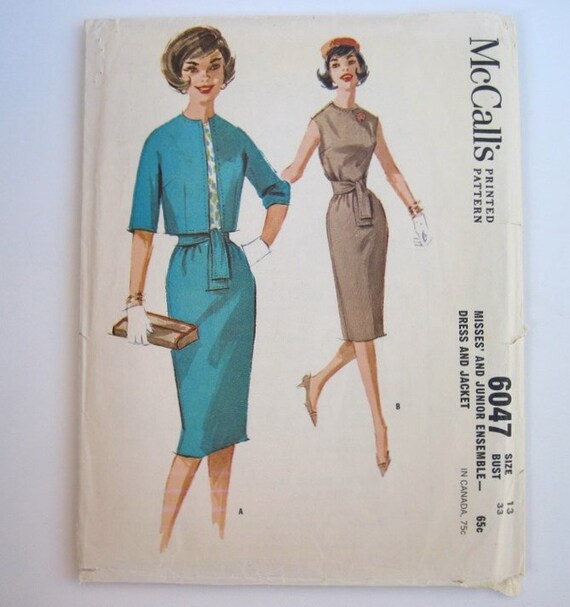 Vintage Pattern-60s-McCalls sewing pattern-shift … - image 1