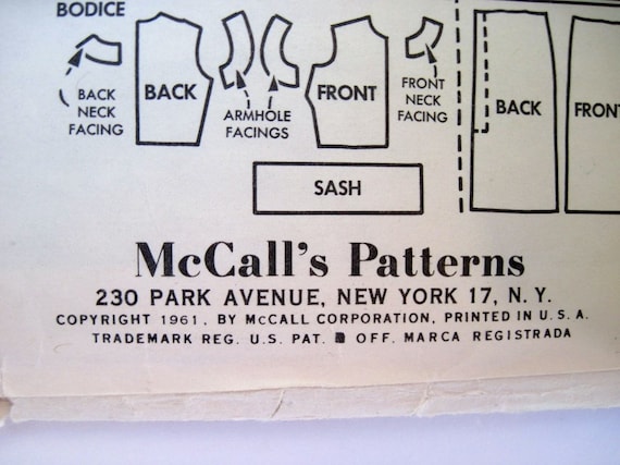 Vintage Pattern-60s-McCalls sewing pattern-shift … - image 2