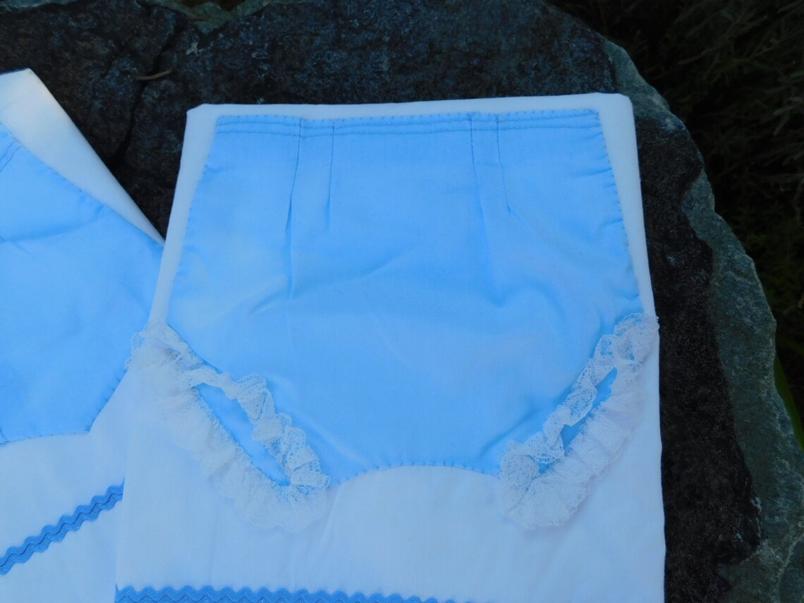 Vintage Pillowcaseshis Herscotton Pillowcasevintage Etsy