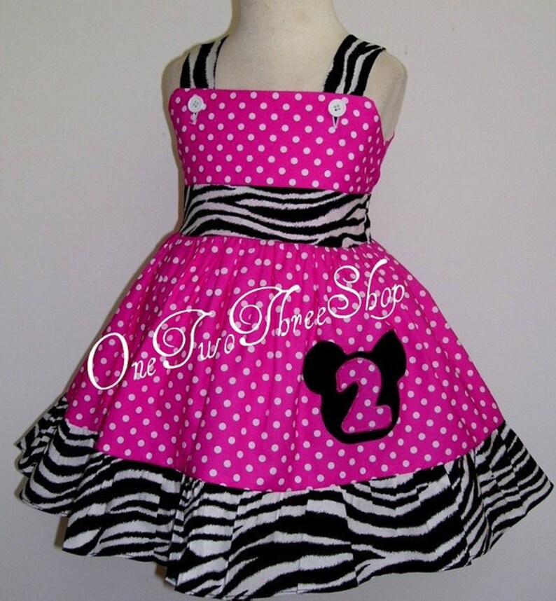 Custom Boutique Clothing Minnie Mouse Jumper Dress | Etsy