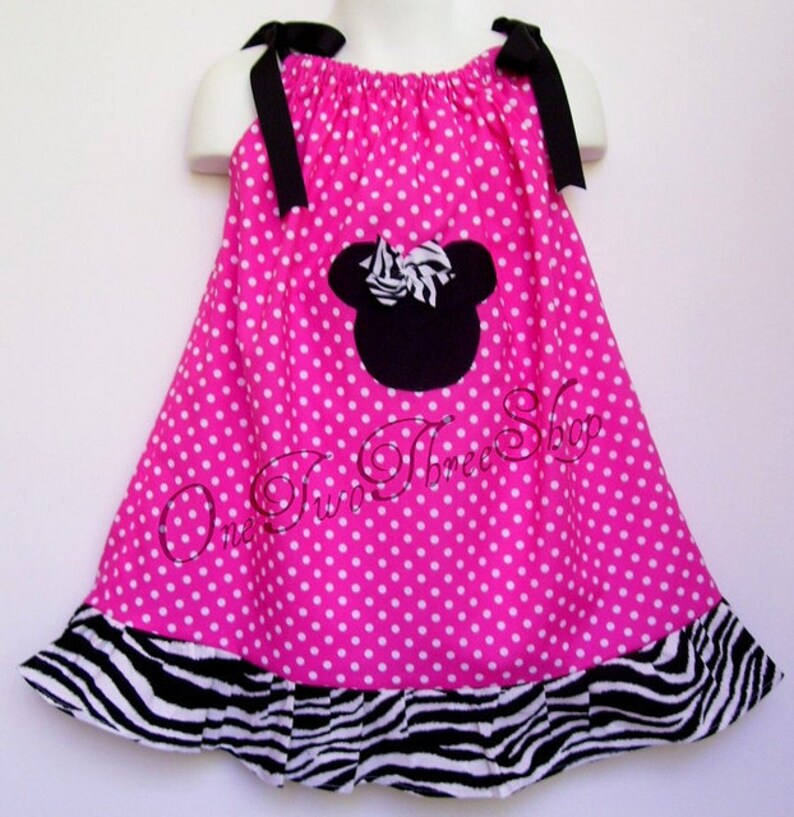 Custom Boutique Clothing Minnie Mouse PIllowcase Dress Etsy