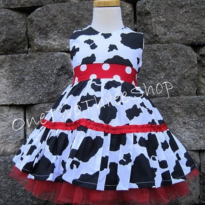 Custom Boutique Clothing Western Girl Cow Jumper Dress | Etsy