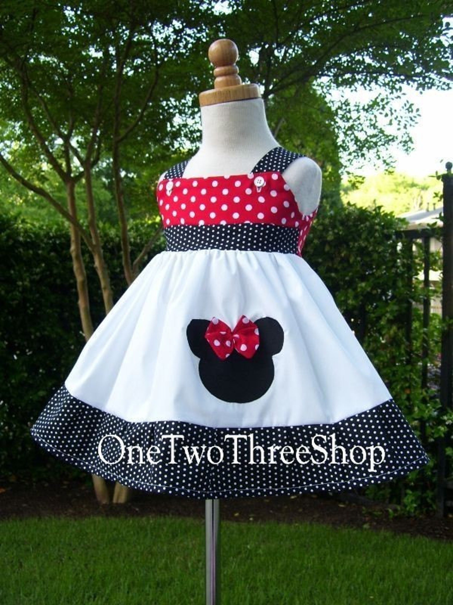 Custom Boutique Minnie Mouse Jumper Dress 12 Months to 6 Years | Etsy