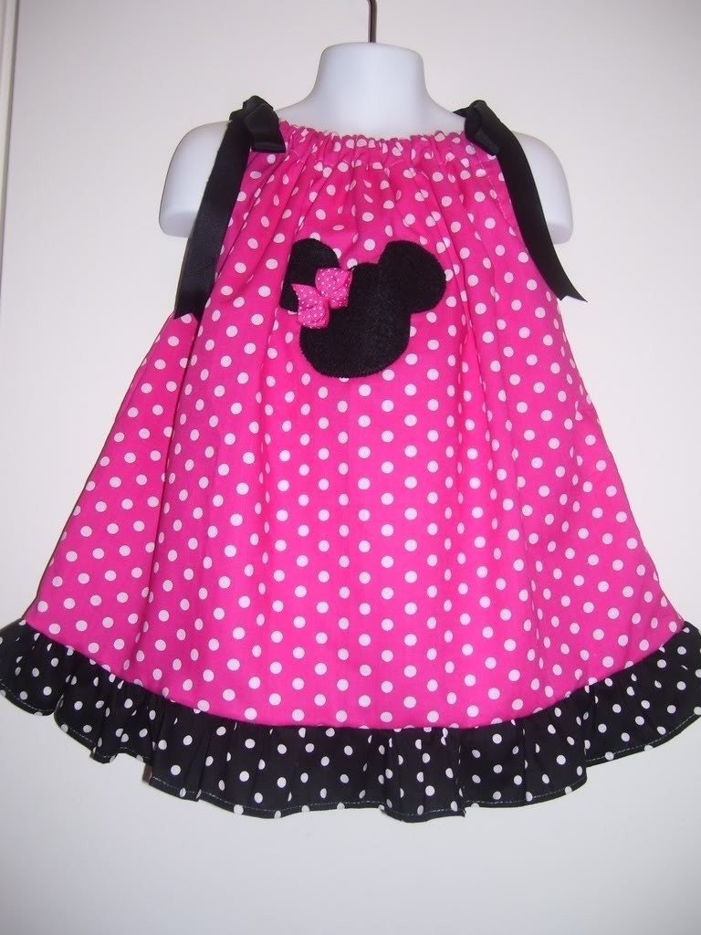 Custom Boutique Minnie Mouse Pillowcase Dress 12 months to 6 | Etsy