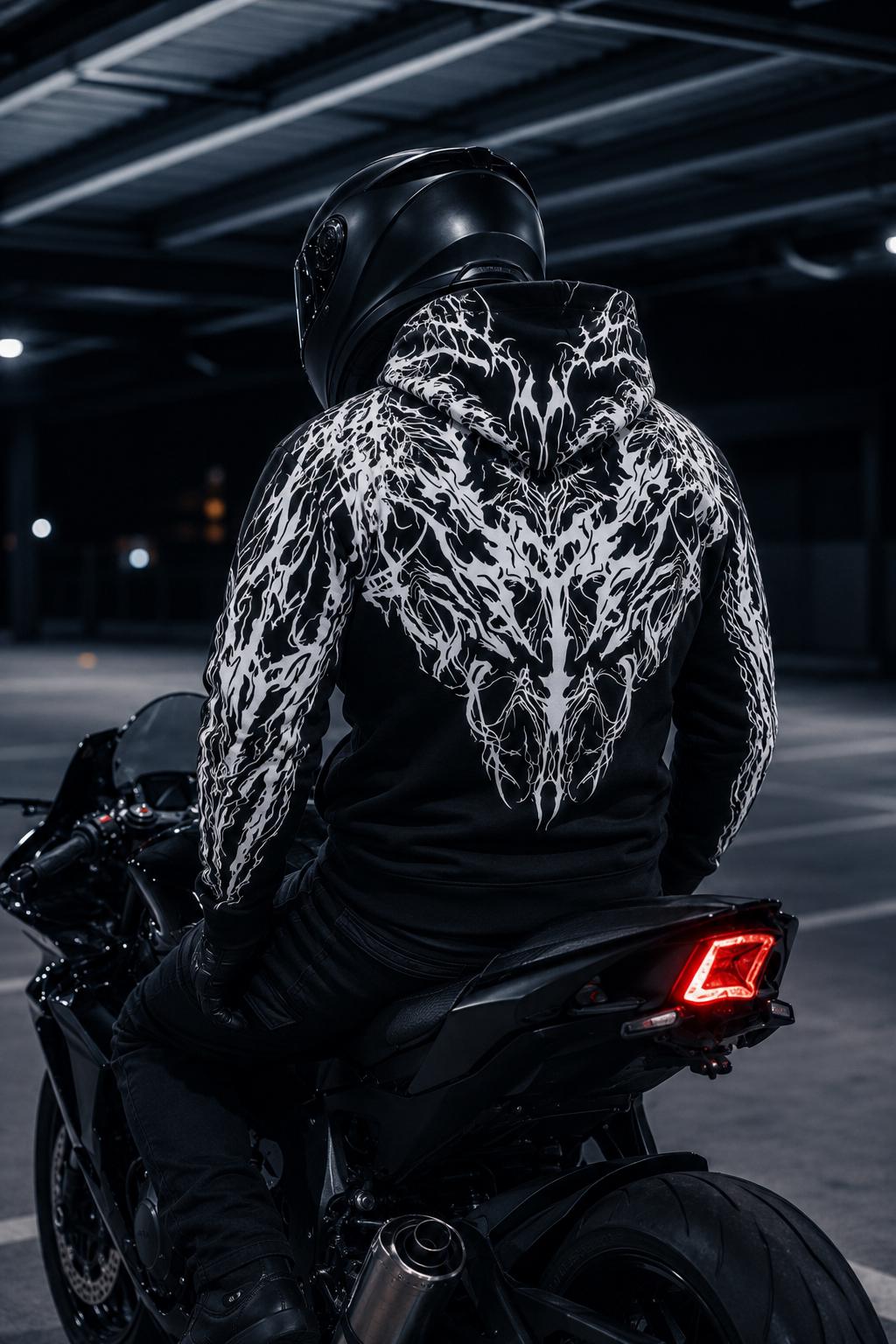 Motorcycle Hoodie - Etsy