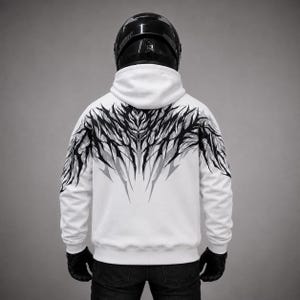 Motorcycle Hoodie | Armored Aramid Riding Hoodie, CE Level 2 Armor, Reflective Biker Hoodie, Protective Motorcycle Gear, Moto Riding Apparel