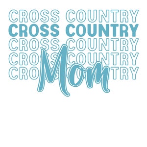Cross Country Mama! -Shirt Design -SVG und PNG