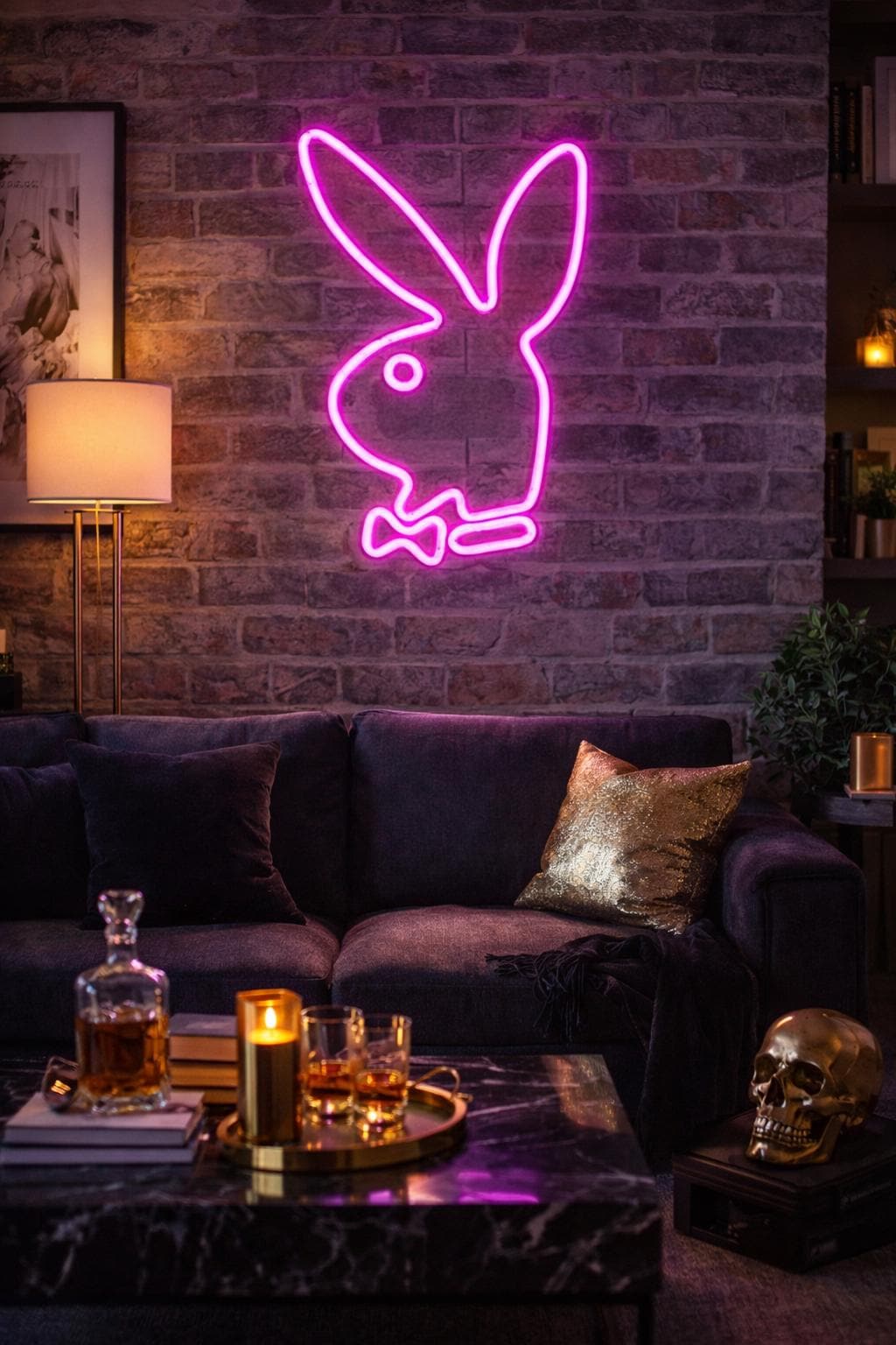 Playboy Lamp - Etsy