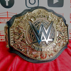 WWE Championship Custom Crumrine Belt – WrestleMania  Replica Title Belt Wrestling Custom Belt Handmade