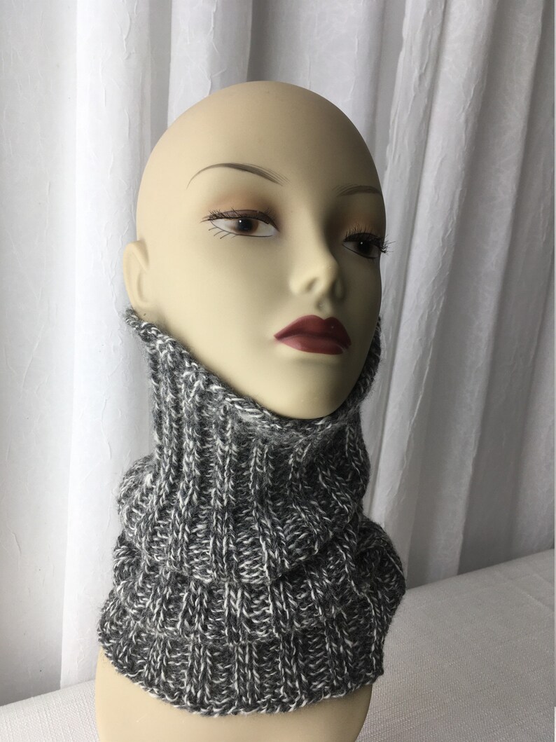 Hand Knit 100 WOOL Neck Gaiter Warmer in Color Choice/ Knit Etsy