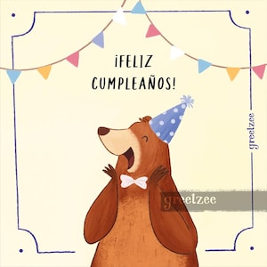 Feliz Cumpleañoso a ti ! - Una linda y animada tarjeta digital de cumpleaños