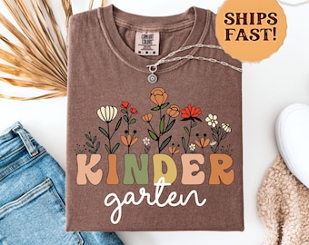 Comfort Colors Kindergarten Squad Shirt: Geschenk für die Lehrerin