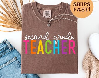 Comfort Colors® Zweite Klasse Lehrer-Shirt: Back to School Squad T-Shirt
