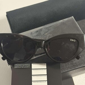 激レア未使用級Dolce & Gabbanaブラック オーバーサイズサングラス
