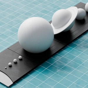 Big Solar System Scale Model Planets Astronomy 3D Printed