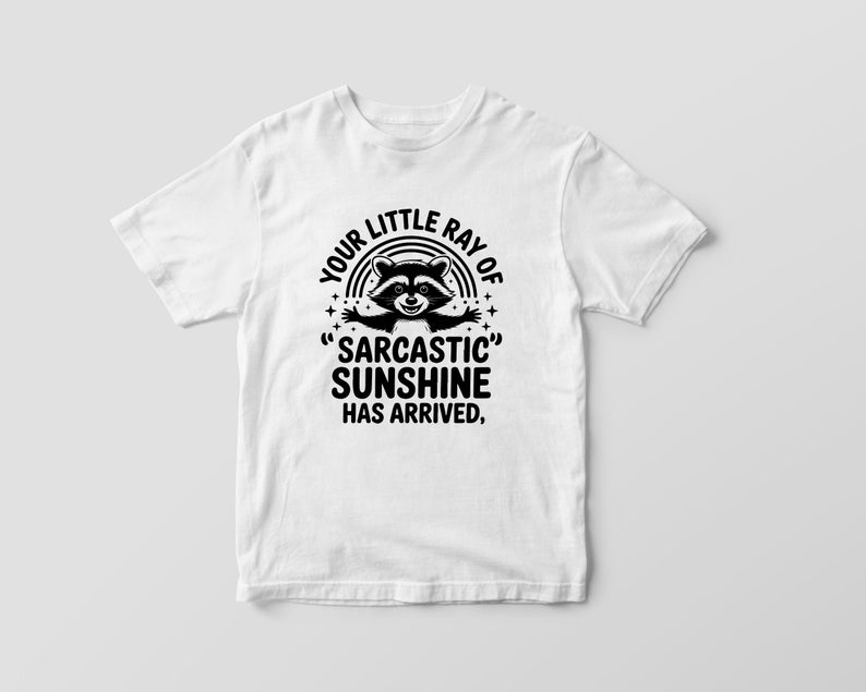 Sarcastic Funny,raccoon quote svg,sarcastic quote svg,Sarcastic Funny SVG,sassy raccoon svg,trendy raccoon svg,your little ray svg,sassy raccoon,sarcastic raccoon,raccoon sarcastic,sublimation raccoon,raccoon quote,sarcastic sunshineYour little ray of sarcastic sunshine svg, Sarcastic svg, Has arrived svg, funny raccoon svg, sassy raccoon , trendy design sublimation PNG
Your Little Ray Of Sarcastic Sunshine Has Arrived SVG PNG, Retro Funny Raccoon Shirt Design, Sarcastic Svg, Sassy Meme