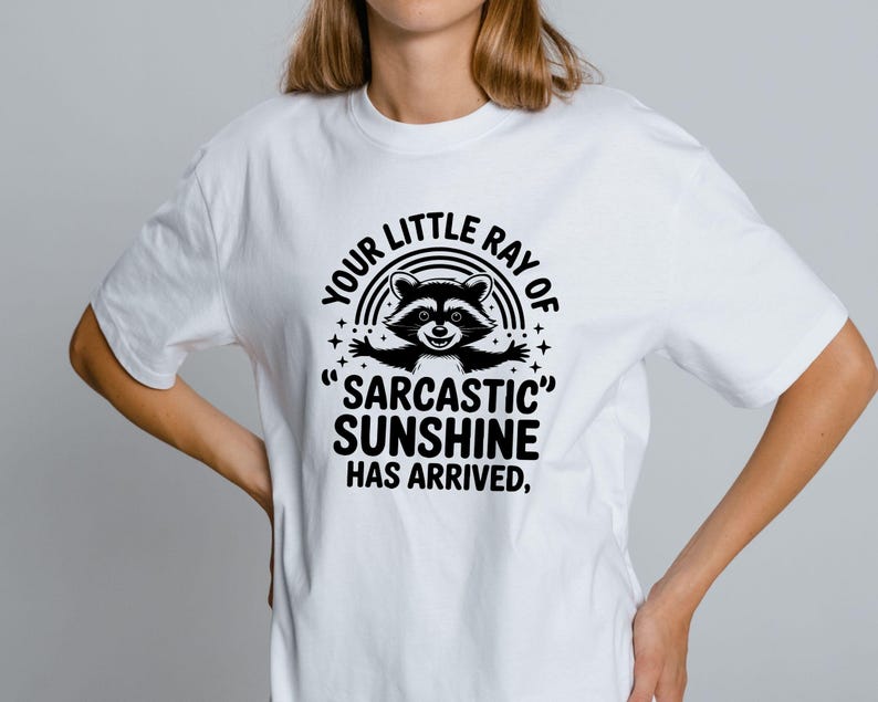 Sarcastic Funny,raccoon quote svg,sarcastic quote svg,Sarcastic Funny SVG,sassy raccoon svg,trendy raccoon svg,your little ray svg,sassy raccoon,sarcastic raccoon,raccoon sarcastic,sublimation raccoon,raccoon quote,sarcastic sunshineYour little ray of sarcastic sunshine svg, Sarcastic svg, Has arrived svg, funny raccoon svg, sassy raccoon , trendy design sublimation PNG
Your Little Ray Of Sarcastic Sunshine Has Arrived SVG PNG, Retro Funny Raccoon Shirt Design, Sarcastic Svg, Sassy Meme