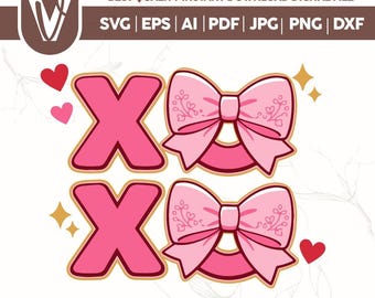 Coquette Valentines XOXO SVG,Retro Girly Valentine Shirt Png,Vday svg Design,Retro Girly Valentine Shirt Png,Pink Red Heart Coquette Design