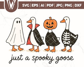 Ganso espeluznante PNG, Halloween PNG, Ganso divertido de Halloween PNG, Ganso con disfraces de Halloween (sublimación), Terror lindo PNG, Otoño (sublimación)