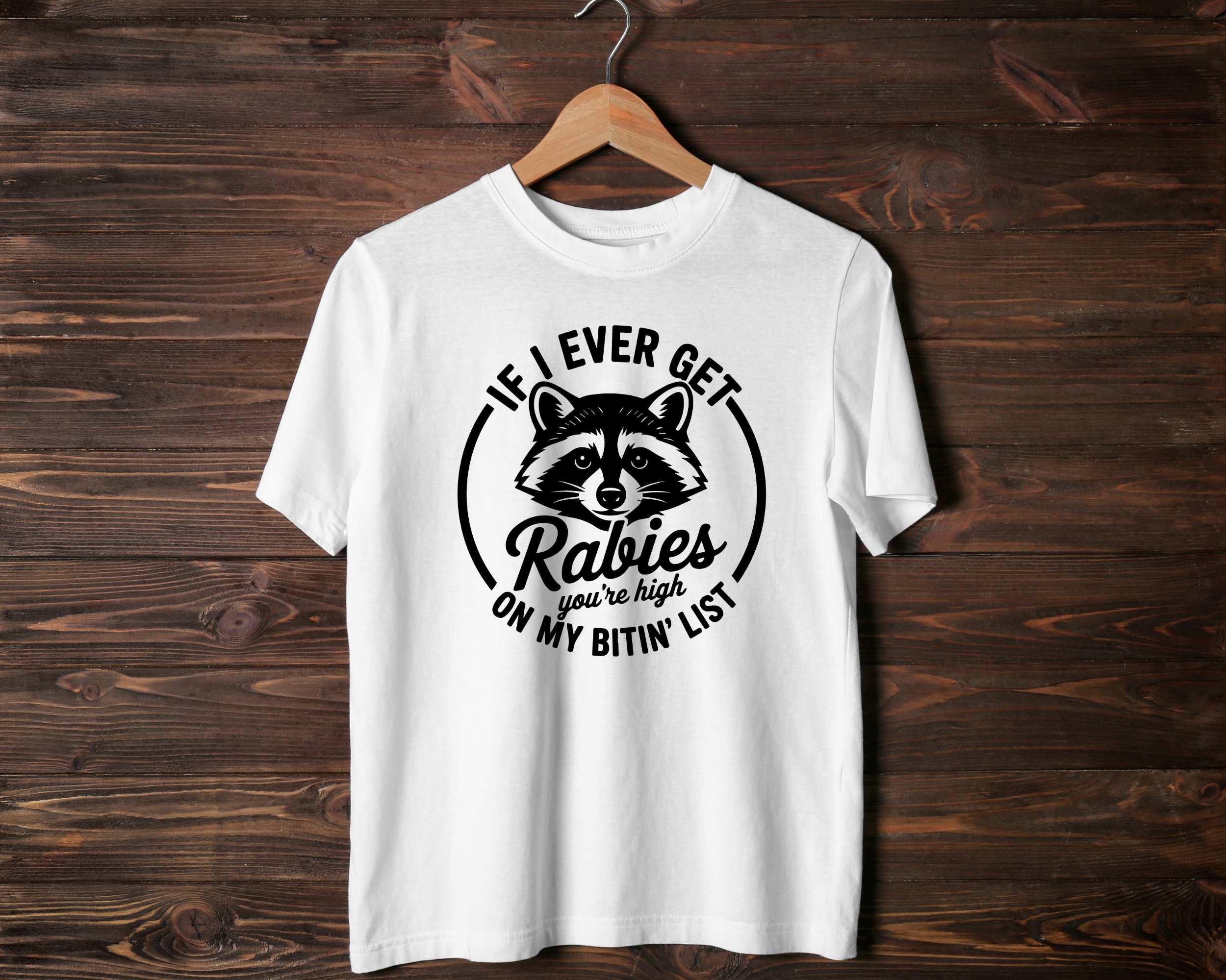 Svg Racoon Rabid Funny Raccoon Rabies Biting List Design: Svg Png Jpg Pdf - Etsy