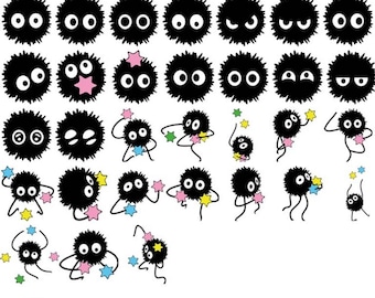 Sprites Svg- Sprites Png- Digital Download- Digital Files- Digital Bundle- Cartoon- Svg- Png