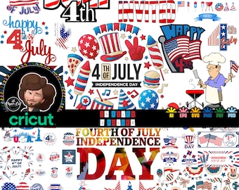 4th July Svg- 4th July Png- 4th July Pdf- 4th July- Digital Files- Digital Bundle- Svg- Png- Pdf- Prints