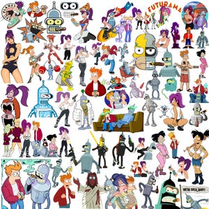 Futurama Svg- Futurama Png- Futurama Pdf- Futurama- Digital Files- Digital Bundle- Svg- Png- Pdf- Cartoon- Prints