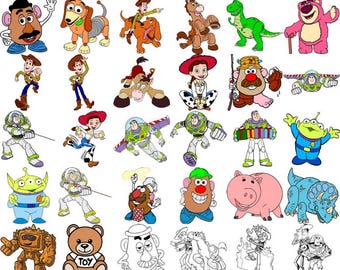 Toy Story Svg- Toy Story Png- Toy Story Eps- Toy Story Dxf- Toy Story- Digital Files- Digital Bundle- Svg- Png- Eps- Dxf- Prints