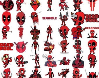 Deadpool Svg- Deadpool Png- Deadpool Dxf- Deadpool- Digital Files- Digital Bundle- Svg- Png- Prints