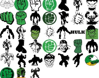Hulk Svg- Hulk Png- Hulk Eps- Hulk Dxf- Hulk- Digital Files- Digital Bundle- Svg- Png- Prints