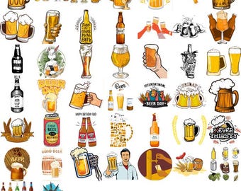Beer Stickers-Beer Digital Stickers- Beer- Digital Dowland- Digital Bundle- Digital Files