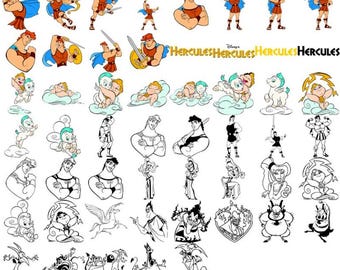 Hercules Svg- Hercules Png- Hercules Eps- Hercules Dxf- Hercules- Digital Files- Digital Bundle- Svg- Png- Eps- Dxf- Prints