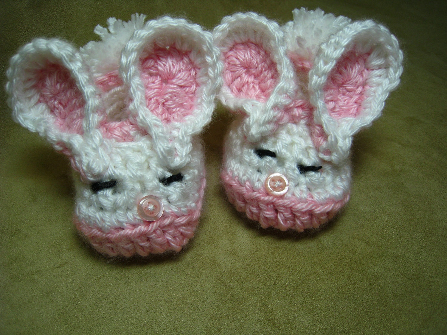 CROCHET PATTERN Baby Bunny Slipper Bootie Shoe, PDF Format Etsy