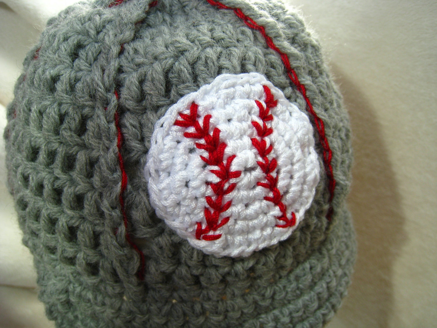 Crochet PATTERN baseball hat cap baseball brim hat ball | Etsy
