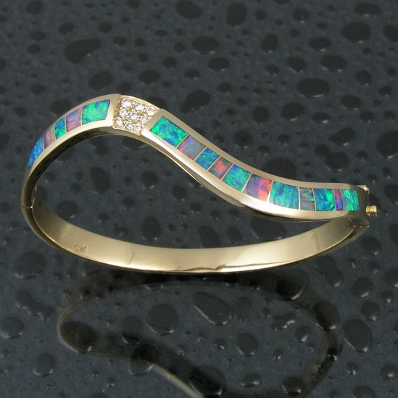 Etsy opal shop bracelet