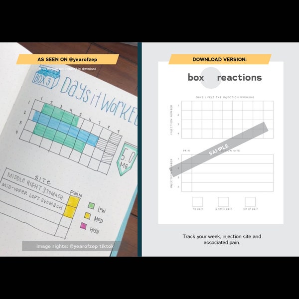 Weight Loss Tracking Journal - downloadable