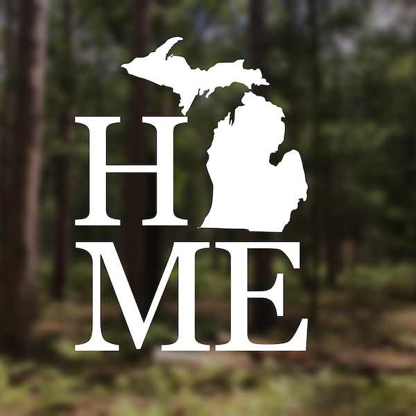 Michigan Home Car Vinyl Decal Or Sticker