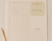 Yearly Habit Tracker Printable – 12 Month Habit Log – Self Improvement & Goal Planner
