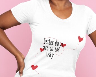 Better Days Cherry PNG: Inspirational Mental Health Design (Digital Download)
