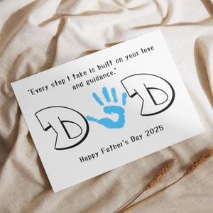 Father’s Day Wall Art, Best Gift for Dad, All About My Dad Printable, All About My Dad, Father’s Day Gift Custom Handprint, Gift for Dad
