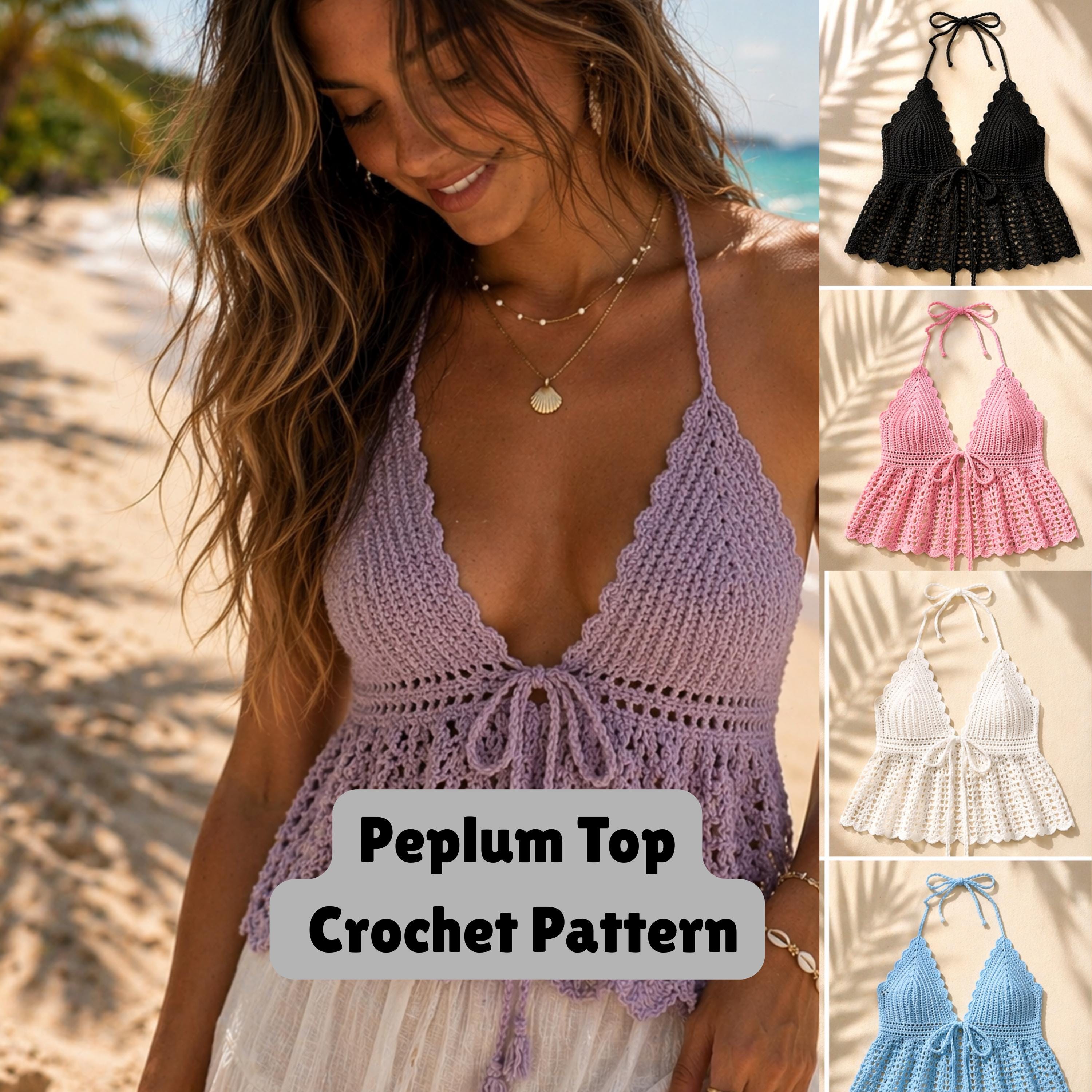 Peplum Top - Etsy