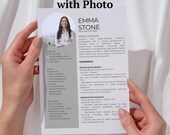 Editable Resume Template: Canva & Word, ATS Friendly (Digital Download)