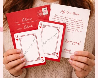 Love Letter Template, Digital Love Letter, Editable Canva Template, Anniversary Card, Valentine Love Letter Printable, Distance Gift