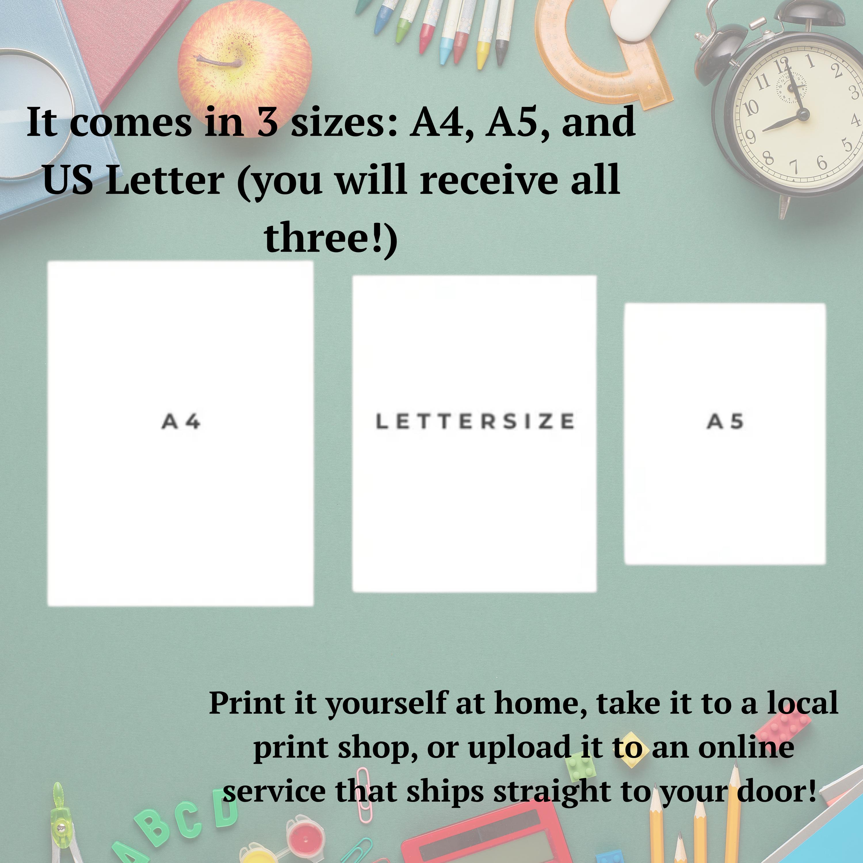 All About Me Printable Questionnaire: Back to School Activity (PDF ...