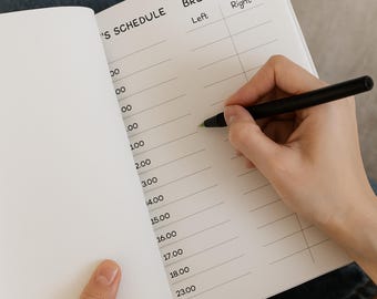Breastfeeding Daily Tracker: Newborn Feeding Log (PDF Download A4/A5/Letter Size)