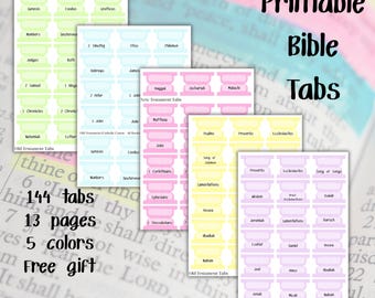 Printable Bible Tabs: DIY Bible Journaling with Free Blanks (PDF Download